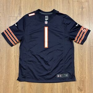 NFL Chicago Bears Men's Navy and Orange Jersey, XL